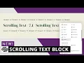 New Squarespace Scrolling Block - EASY Marquee Text in 7 1