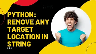 Remove any i th character from a string Strings in Python Lecture-13 Python tutorial in Hindi