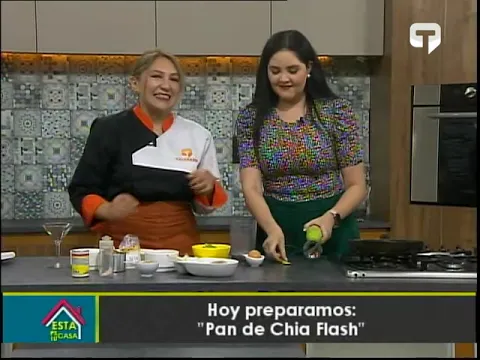 Hoy preparamos Pan de Chia Flash