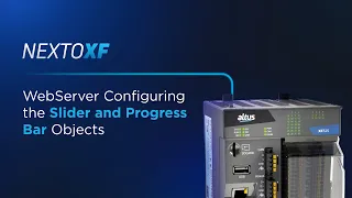 Nexto XF - WebServer Configuring the Slider and Progress Bar Objects