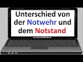 Lagu Der Unterschied von Notwehr und Notstand (Sachkunde §34a)
