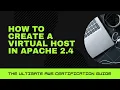 How to Create a Virtual Host in Apache 2 4