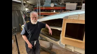 18 Jan 2025  Starting the bow daggerboard trunk