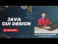 Java GUI Design Tutorial JFrame First Frame Program setBounds Example