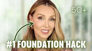 say goodbye to cakey foundation with 1 simple hack for mature skin