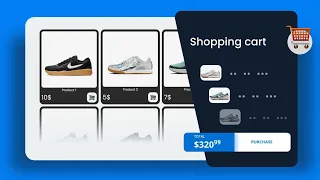 Create Shopping Cart using HTML CSS Javascript E-commerce website Tutorial