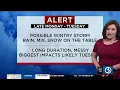 FORECAST Windy conditions across CT continue possible wintry storm on the way
