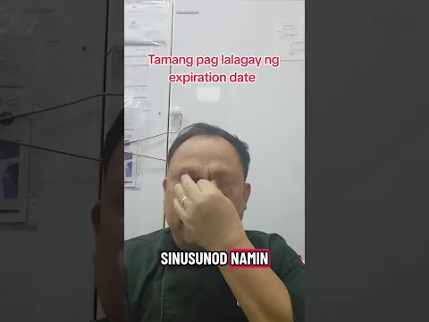 Paano maglagay ng Tamang expiration date sa mga food display.