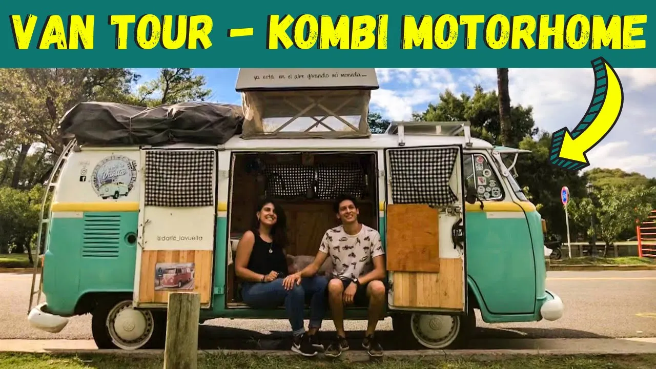 ????  VAN TOUR súper COMPLETO ????  VW KOMBI Motorhome ❤ Fabricada con MATERIALES RECICLADOS ⚡ Increíble ????