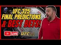 UFC 325 LIVE Picks Predictions Best Bets Last Minute Line Moves 26