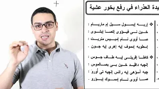 ذكصولوجية العذراء مريم لرفع بخور عشية تعليمي  بشكل مختلف دندنها