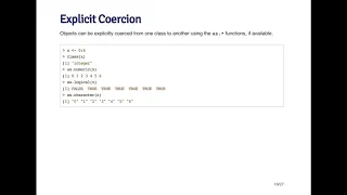 R Programming - R Data Types Vectors and Lists by Johns Hopkins University