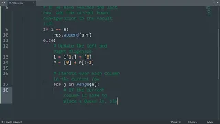 Leetcode 51 N-Queens in Python Python Leetcode Python Coding Tutorial Python Coding ASMR