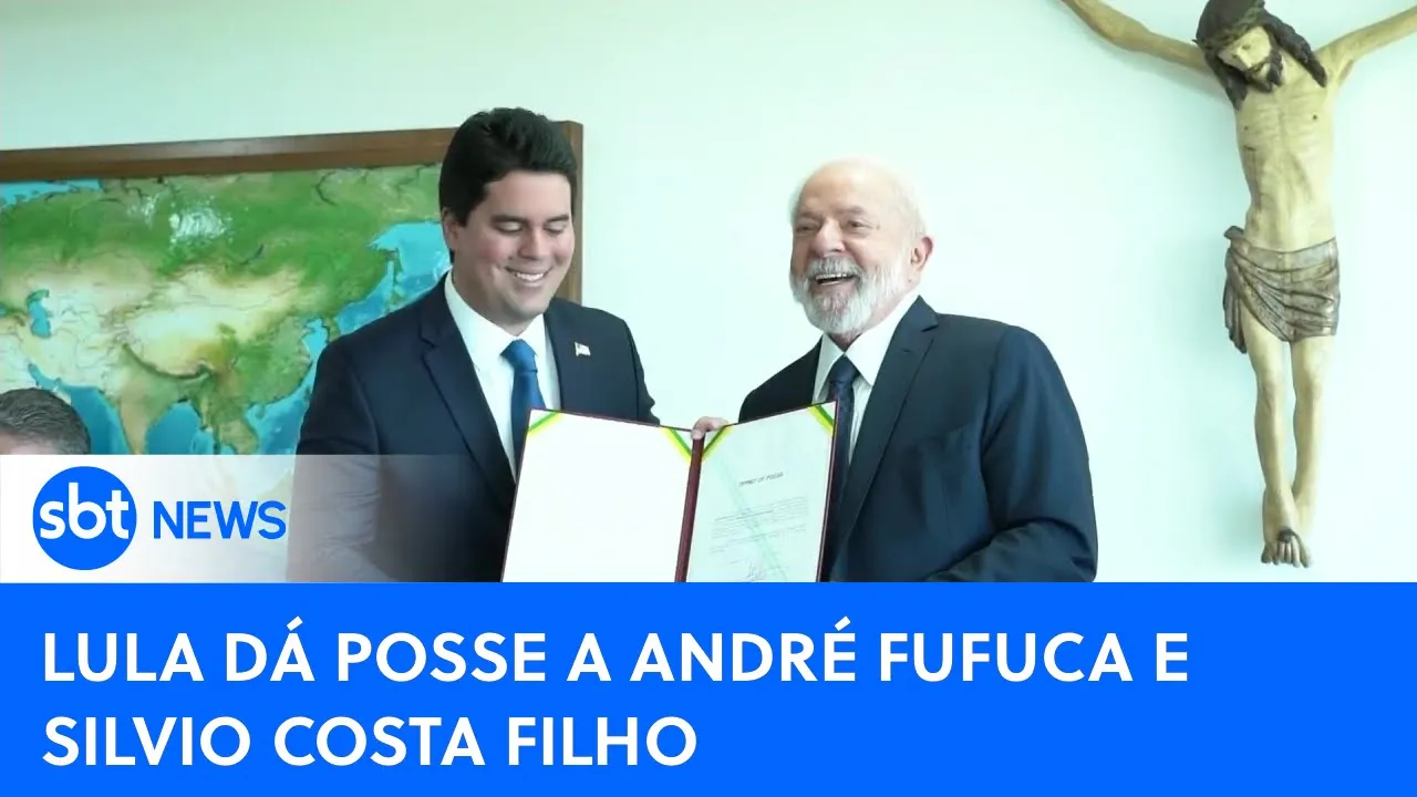 Lula dá posse aos novos ministros André Fufuca e Silvio Costa Filho | #SBTNewsnaTV (14/09/23)