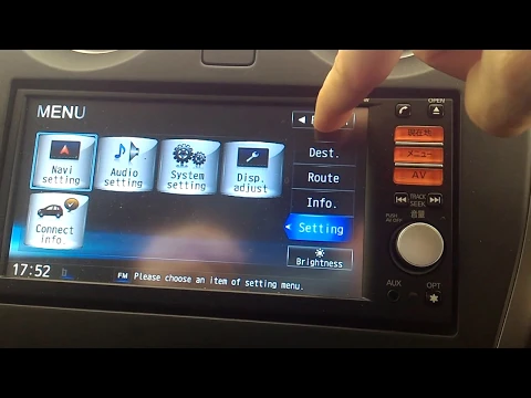 Download MP3 How to change the language to English for NISSAN MM312D-W
