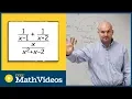 Simplify a complex fraction by multiplying by the lcd