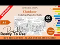 FREE Outdoor Coloring Pages For Kids 5 Pages