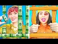 Rich Girl Vs Broke Girl in Jail | Nerd Vs Popular Prison Situations by Crafty Hacks Plus