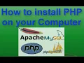 PHP Tutorials Lec Install PHP MYSQL Apache Web Server on Your Computer using XAMPP
