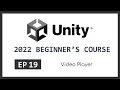 Player 2022 Unity Beginner s Course EP 19