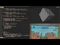 ASMR Programming - Spinning Cube