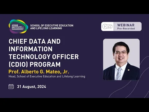 Online Webinar on AIM's CIO Program