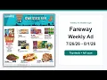 Fareway Weekly Ad 26 - 26 Top 10 Deals