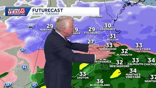 Wintry mix makes for messy evening commute
