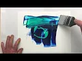 How To Use A Mottler Paint Brush Barvotti - Highlights of Livestream 22