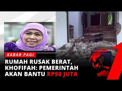 Gempa Jawa Timur, Khofifah: 900 Rumah di Lumajang Rusak Berat, 600 di Malang | tvOne