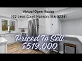 Virtual Open House Renovated Hanson MA Home for Sale 3 Bed 2 Bath Now 519 000