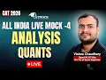 All India Live Mock 4 Analysis Quants CAT 2026 Vishnu Chaudhary CATMOCK