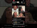 TiWayOfLivin gets peach McIntyre together on TikTok live last night