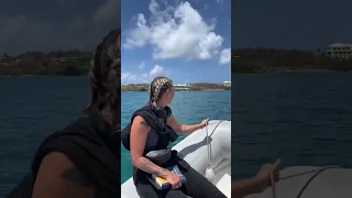 How we get our boat guests to the airport! #sailingfamily #sailing #ocean #virginislands #travel