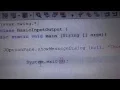 JAVA Basic Input output tutorial bsit1b-CvsuSilang