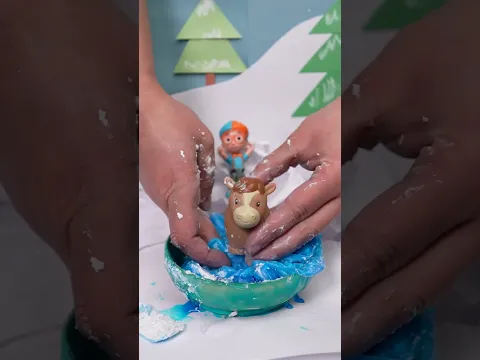 Blippi's Jelly Snow Storm ❄️🌨️ #blippi #snow