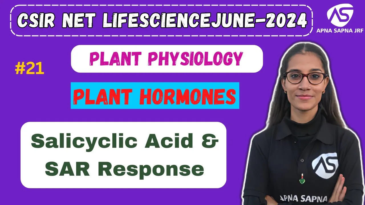 Salicylic Acid | Plant Hormones | Plant Physiology | CSIR-NET LIFESCIENCE