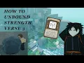 How to unbound strength Deepwoken Verse 3