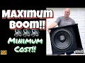 BIG BASS at Low Cost SKAR 18 inch Subwoofer SDR-18 4K