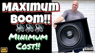 BIG BASS at Low Cost SKAR 18 inch Subwoofer SDR-18 4K