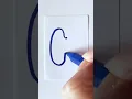 DRAWING A BUBBLE LETTER H WITH OUTLINE LETTERING DOODLE ART FOR BEGINNERS Art Tutorial