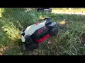 Rokibot G7 AWD Takes on Rough Terrain Steep Slopes Overgrown Grass