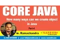 How many ways can we create Object in Java Part 4 Core Java Tutorial