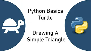Python Turtle Basics - Drawing a Simple Triangle