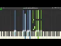 【Kikuo ft.Hatsune Miku】Gomenne Gomenne『ごめんね ごめんね』midi Piano