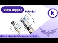 How to Add View Flipper in Splash Screen tutorial step by step Kodular Tutorial