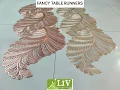 TABLE RUNNER FANCY RUNNERS GOLD RUNNER CUT WORK RUNNER PVC RUNNER DINNING RUNNERS