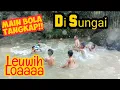 Lagu Bermain Bola Tangkap Di Leuwih Loa!!#berenang#Part3#Mandi Di Sungai#GenderehKids#BocilGendereh