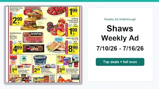 Shaws Weekly Ad 26 - 26 Top Deals