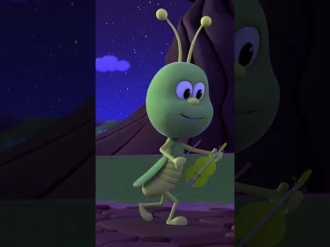 O Grilinho Canta Cri-Cri-Cri 🦗 #Shorts #Bichikids #PortuguêsdoBrasil